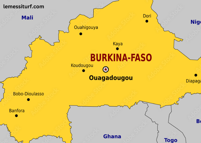 Carte Du Burkina Faso